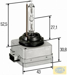 Ksenona spuldze Osram D1S